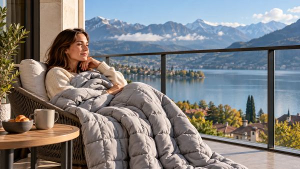 Les avantages d'une couverture lestée 7 kg pour votre bien-être