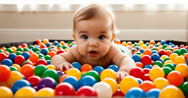 Piscine à boule pour bébé : le jeu qui stimule l'éveil